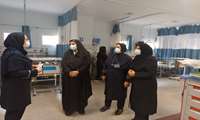 بازدید مدیر پرستاری دانشگاه و کارشناس ستادی از بخش های مختلف بیمارستان شهید حسین پور لنگرود 