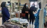 بازدید مدیر پرستاری دانشگاه و کارشناس ستادی از بخش های مختلف بیمارستانهای شهید انصاری رودسر و نیکوکار املش 