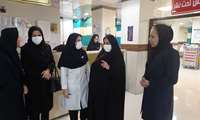 بازدید سرپرست مدیریت امور پرستاری  دانشگاه از بیمارستان شهید بهشتی انزلی  