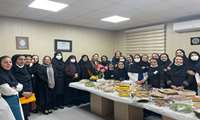 حضور مدیر امور پرستاری دانشگاه و کارشناسان ستادی در برنامه سفره سلامت