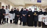 برگزاری مراسم بزرگداشت روز جهانی بهداشت دست در مرکز آموزشی و درمانی رازی 