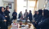 جشن بازنشستگی سرکار خانم گیتی گیلانی نیا بهیار باسابقه بیمارستان امام خمینی ره شهرستان صومعه سر