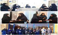 مراسم تکریم و معارفه سرپرست مدیرخدمات پرستاری بیمارستان ۳۱ خردادمنجیل