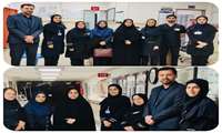 بازدید مدیر امور پرستاری دانشگاه و کارشناس مدیریت امور پرستاری‌ از مرکز آموزشی درمانی دکتر حشمت