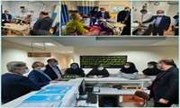 بازدید ریاست دانشگاه علوم پزشکی گیلان به همراه مدیر پرستاری و مدیرحراست دانشگاه از بیمارستان دکتر پیروز لاهیجان