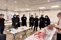 نهمین دوره طرح آموزش عملی احیای قلبی و ریوی پیشرفته شهید مدافع سلامت