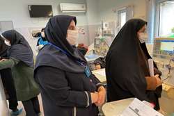  بازدید تیم کارشناس آموزش سلامت  مدیریت امور پرستاری دانشگاه  از بیمارستان غدیر سیاهکل