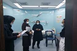 بازدید مشترک کارشناس مدیریت امور پرستاری‌ و کارشناس معاونت درمان از مرکز آموزشی درمانی ۱۷ شهریور