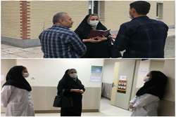 بازدید مدیر امور پرستاری دانشگاه از مرکز جامع خدمات سلامت شهری روستایی و  شبانه روزی حویق