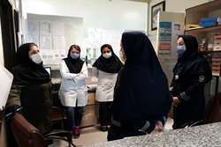 بازدید از بیمارستان امام رضا(ع) شفت توسط کارشناس مدیریت امور پرستاری