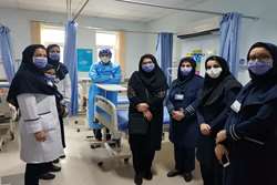 بازدید از بیمارستان غدیرسیاهکل توسط کارشناس مدیریت امور پرستاری دانشگاه و سوپروایزرآموزش سلامت بیمارستان پیروز لاهیجان در اول مرداد1399