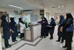 بازدید از بیمارستان سلامت رستم آباد توسط کارشناس آموزش سلامت مدیریت امور پرستاری دانشگاه و سوپروایزرین آموزش سلامت مرکز الزهرا (س) و بیمارستان ولی عصر (عج) رودبار
