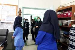 بازدید نوروزی مدیرپرستاری دانشگاه از مرکز آموزشی درمانی الزهرا (س)