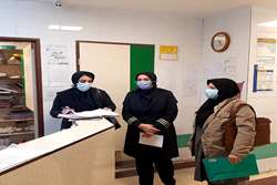 بازدید نوروزی کارشناس مدیریت پرستاری و کارشناس معاونت درمان دانشگاه از بیمارستان شهید بهشتی آستارا