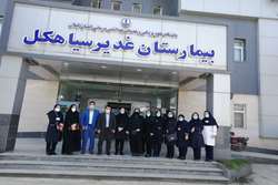 مراسم معارفه سرپرست مدیریت خدمات پرستاری بیمارستان غدیر سیاهکل برگزار شد.