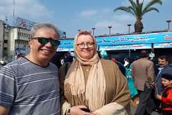 حضور گردشگران خارجی در ایستگاه سلامت شهر رشت