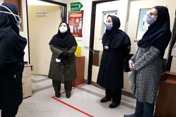 بازدید از بیمارستان امام رضا(ع) شفت توسط کارشناس مدیریت امور پرستاری