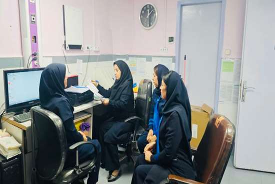 بازدید کارشناس مدیریت امور پرستاری دانشگاه از بیمارستان خصوصی شفا لاهیجان 