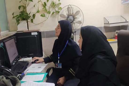 بازدید کارشناس مدیریت امور پرستاری دانشگاه از بیمارستان کوثر آستانه 