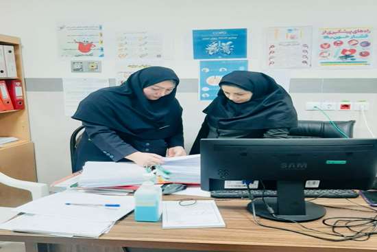 بازدید کارشناس مدیریت امور پرستاری دانشگاه از بیمارستان رسالت ماسال  