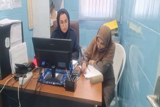 بازدید کارشناس مدیریت امور پرستاری دانشگاه از بیمارستان نیکوکار املش 