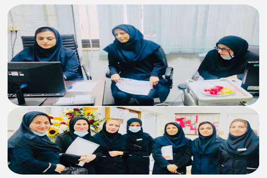 بازدید کارشناس مدیریت امور پرستاری دانشگاه از مرکز آموزشی درمانی رازی 