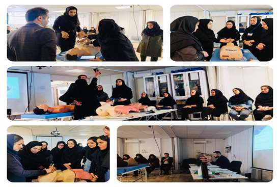 جلسه چهارم دوره ضمن خدمت  آموزش پرستاران اورژانس استان باعنوان ACLS مورخ۱۴۰۴/۲/۵ 