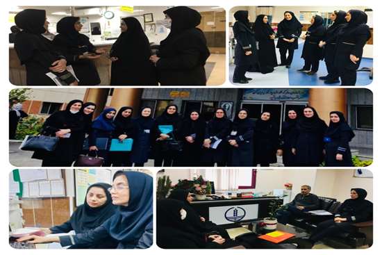 بازدید نظارتی مدیر امور پرستاری دانشگاه و کارشناسان از بیمارستان دکتر پیروز لاهیجان  