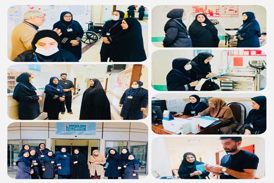 بازدید نظارتی مدیر امور پرستاری دانشگاه از بیمارستان شهید بهشتی آستارا 