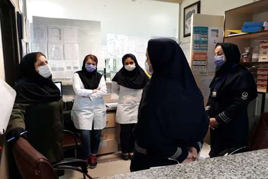 بازدید از بیمارستان امام رضا(ع) شفت توسط کارشناس مدیریت امور پرستاری 1,